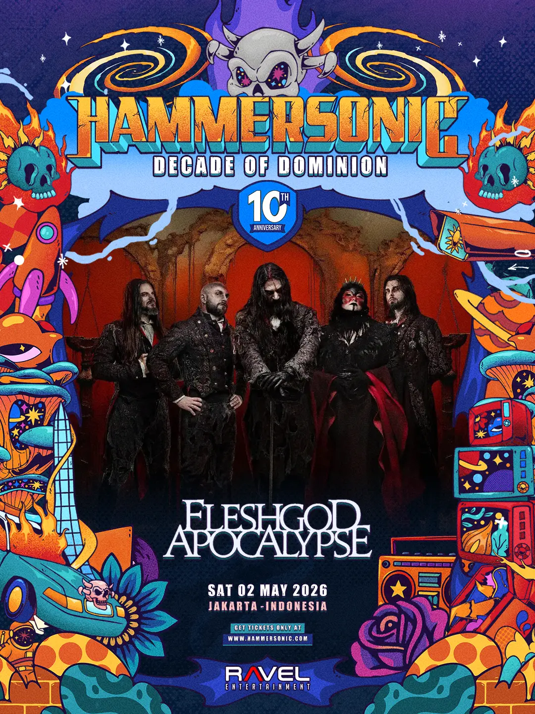 FLESHGOD APOCALYPSE SIAP TAMPIL DI HAMMERSONIC 2026 HARI PERTAMA