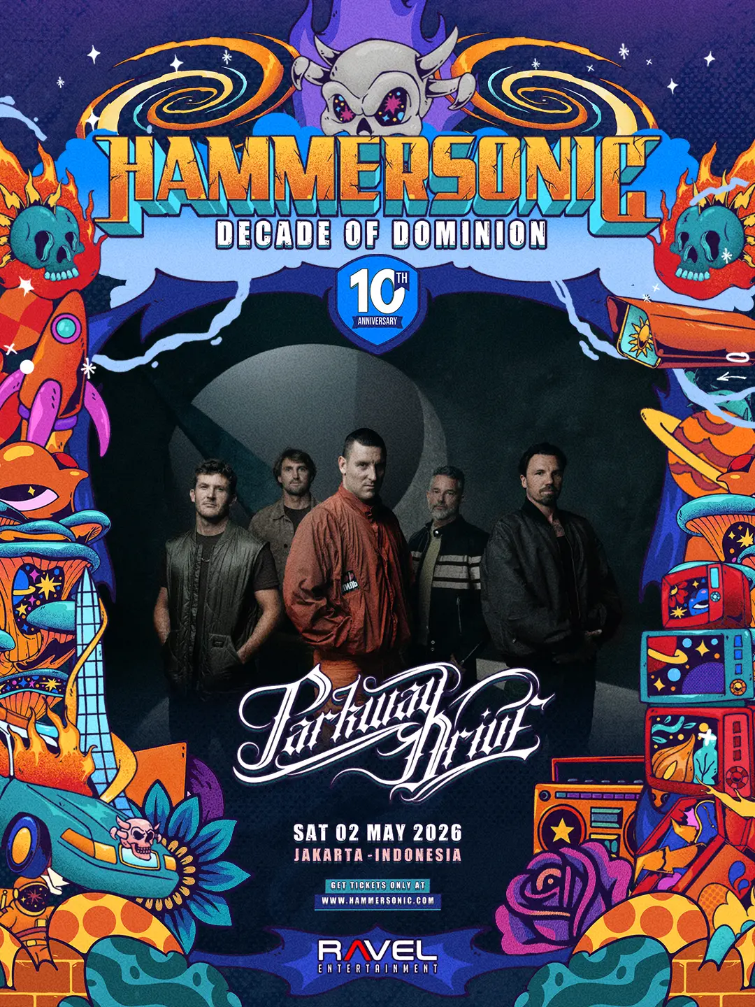 Parkway Drive Resmi Panaskan Hammersonic 2026 Hari Pertama
