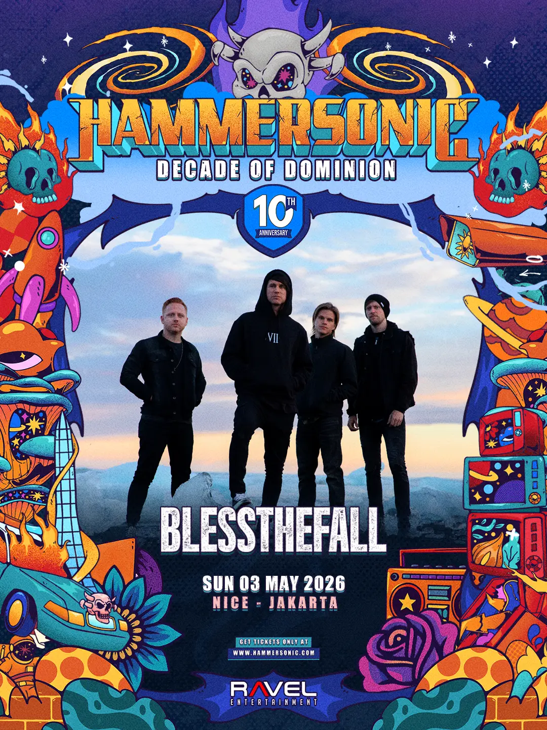 BLESSTHEFALL SIAP GUNCANG  HARI KEDUA HAMMERSONIC 2026