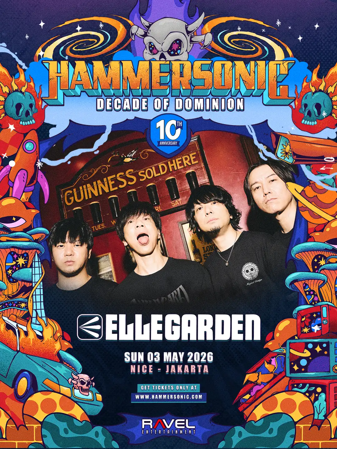 ELLEGARDEN SIAP TAMPIL DI HAMMERSONIC FESTIVAL 2026