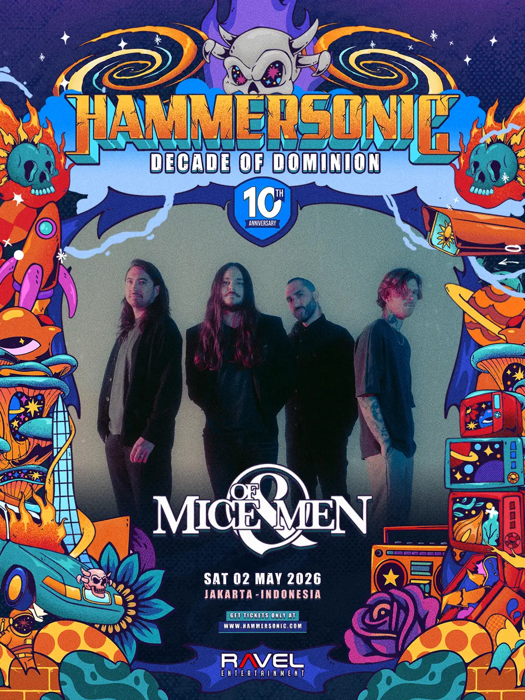 OF MICE & MEN SIAP GUNCANG PANGGUNG HARI PERTAMA