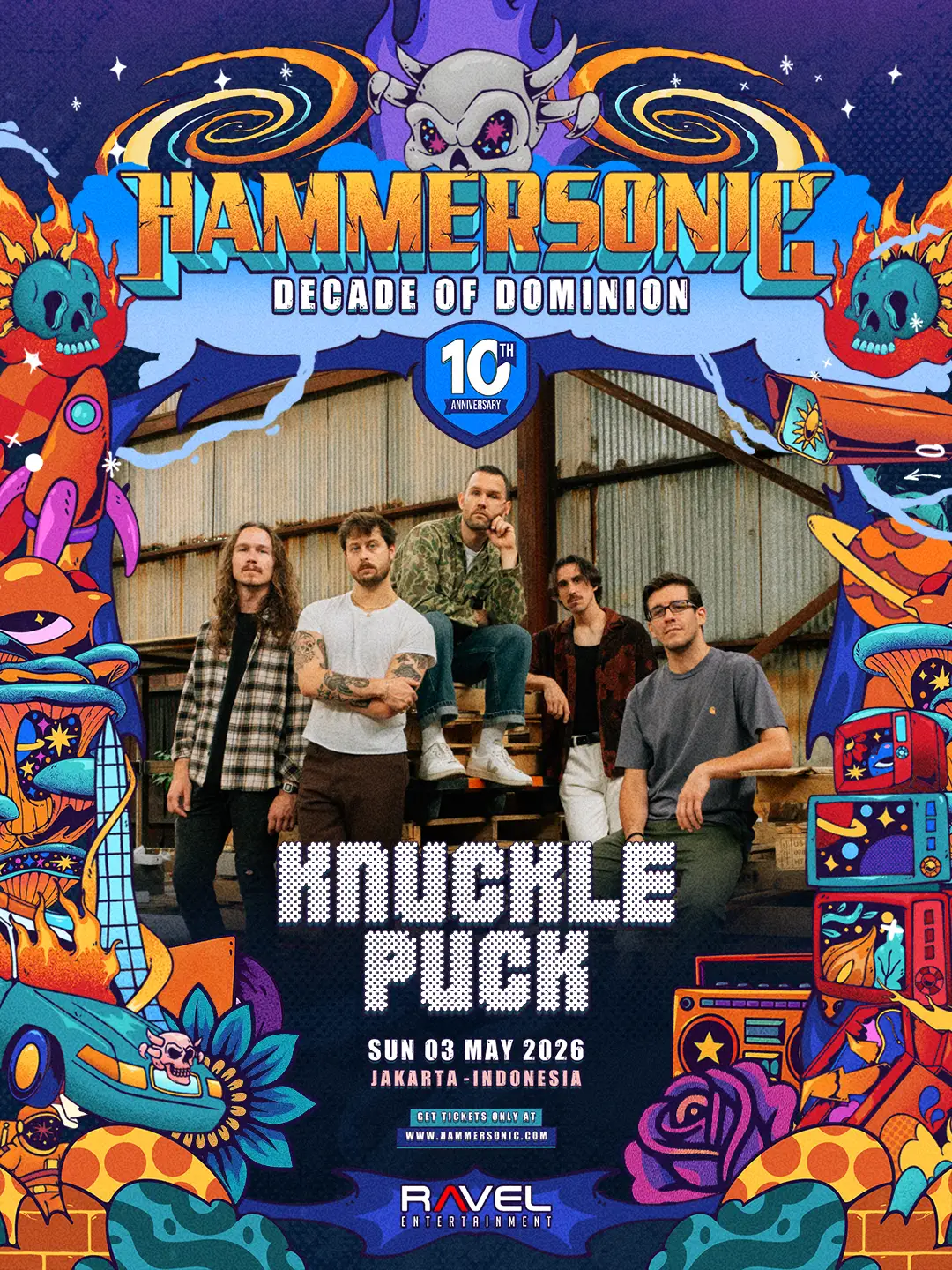 KNUCKLE PUCK PERKUAT LINE-UP HARI KEDUA HAMMERSONIC 2026